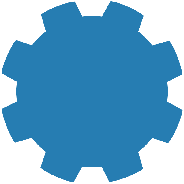 blue gears